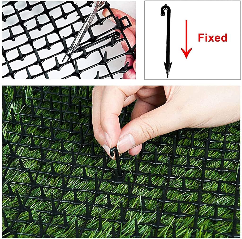 Qpets® Cat Deterrent Mat 78 * 11 PP Scat Pad for Home Garden Barrier 4
