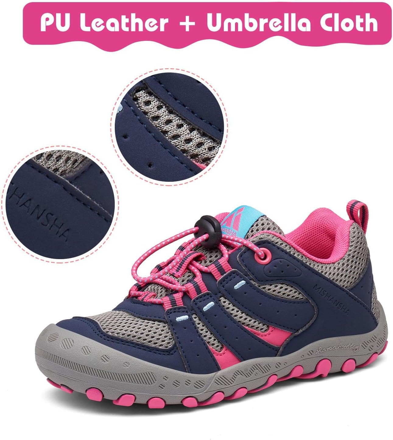 Mishansha Kids' Low Top Hiking Shoes - Image 2