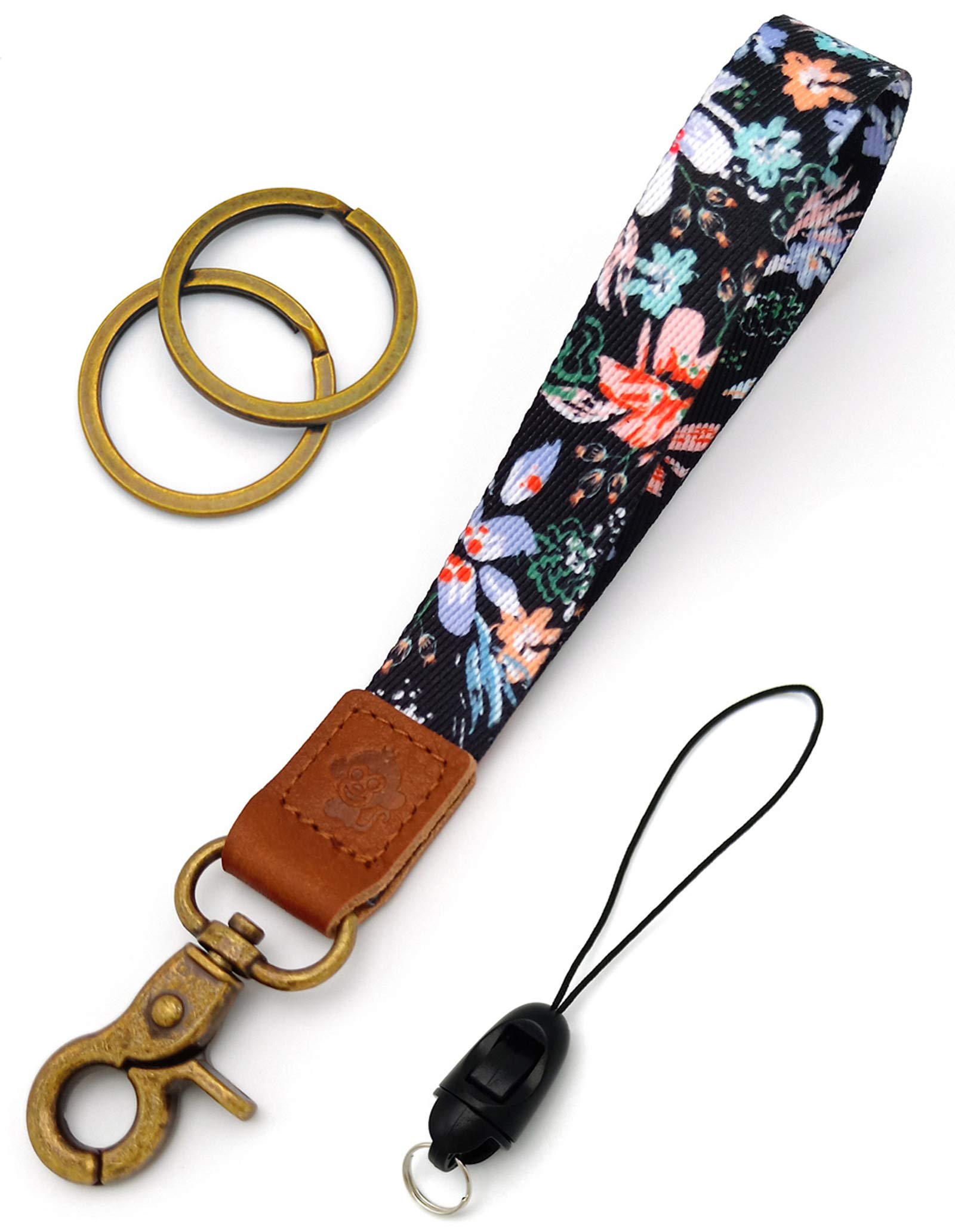 Happy Monkey Hand Wrist Lanyard Key Chain Holder/USB/Mobile Phone