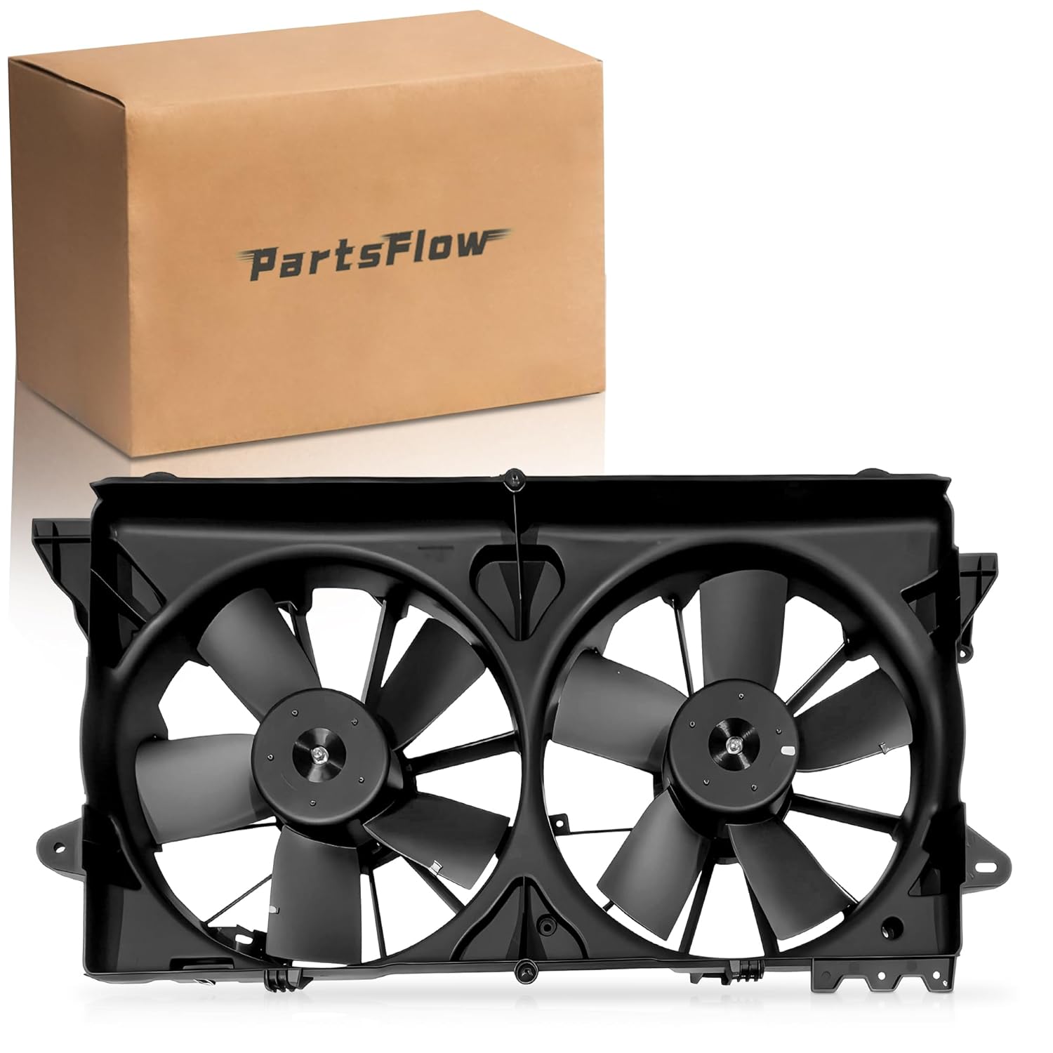 PartsFlow Engine Cooling Fan Assembly for 2010 2011 2012 2013 2014 Ford F-150 Expedition for 2010 2011 2012 2013 2014 2015 2016 2017 Lincoln Navigator 620-422