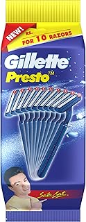 Gillette Men Presto Disposable 10
                            Nos Pack