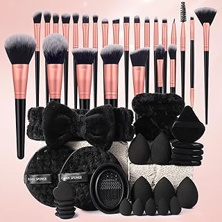 Juego de 51 brochas de maquillaje, juego de h...