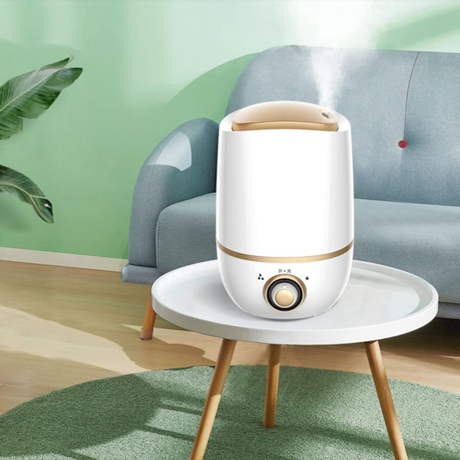 Top Fill Cool Mist Humidifier for Baby Room with Auto Shut Off and Cozy Night Light Humidifier