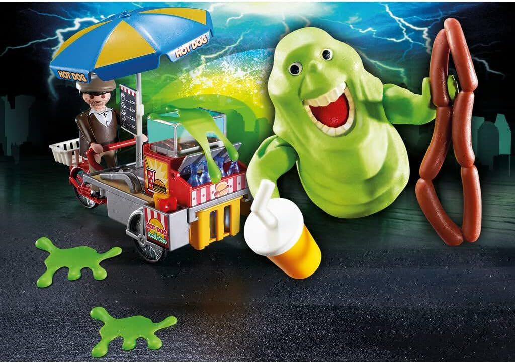 Playmobil Ghostbusters Slimer with Hot Dog Stand
