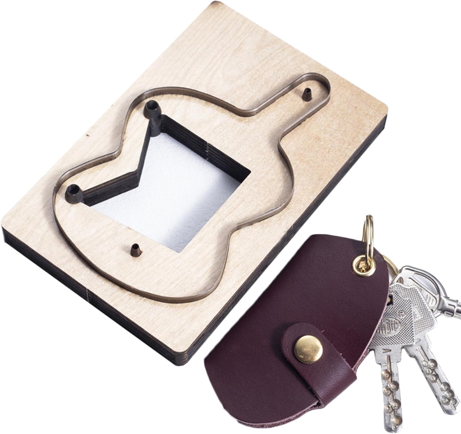 Leather Cutting Die,Leather Keychains Cutting Mold for DIY Leather Crafts