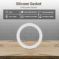 Vista 5 de Anillo de sellado de junta de repuesto para cafeteras de aluminio Bialetti Moka Express Dama 6 tazas de silicona de grado alimenticio de repuesto