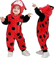 Vista 79 de TONWHAR Baby Boy's Girl's Animal Bodysuit Infant And Toddler's Romper Jumpsuit Halloween Costume Partywear Mono marrón