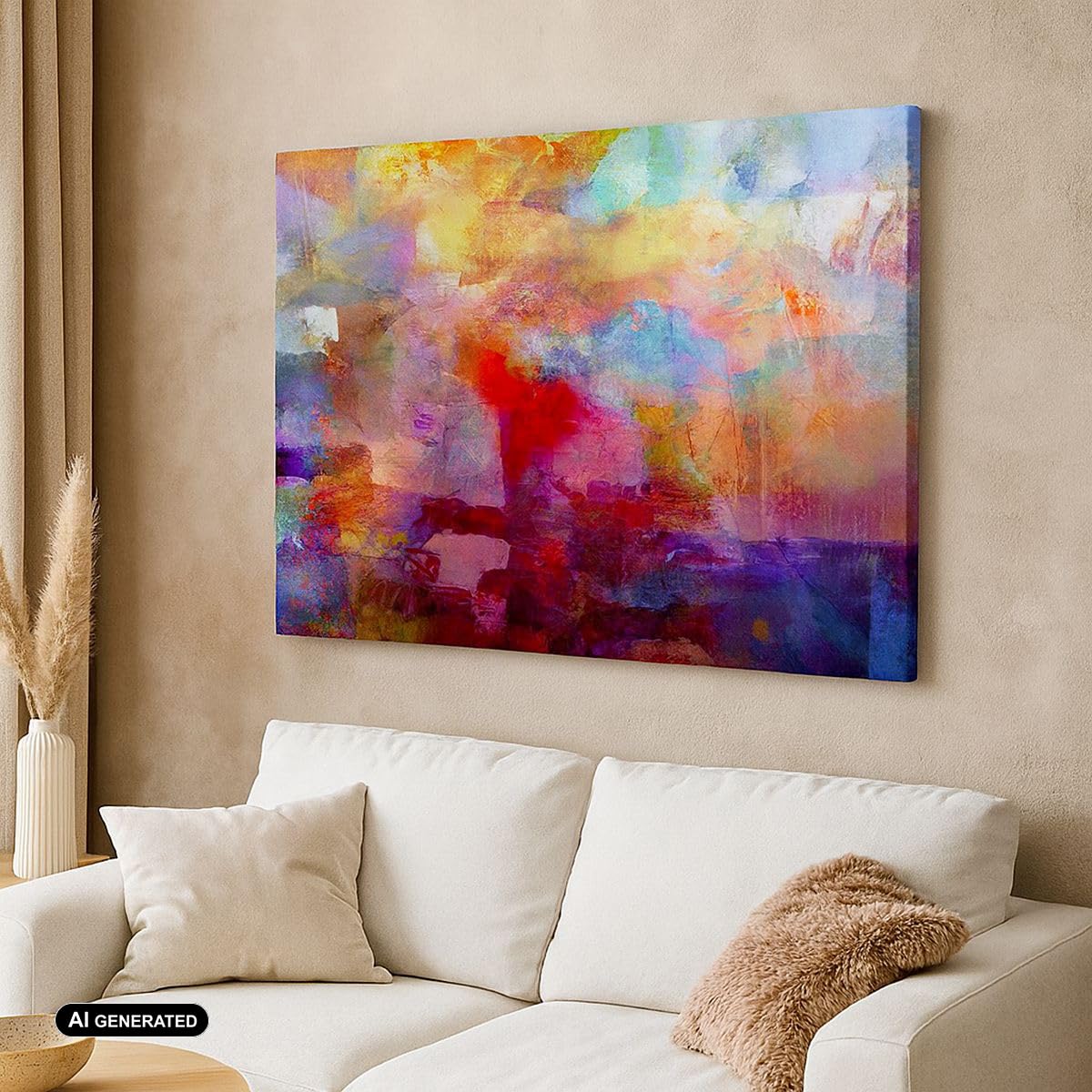 Quadri Moderni su Tela 120x80 cm Stampe da Parete Astratto Arte - 3574 | Astrazione Moderno Quadro Decorativo Grande XXL 1 pezzo Soggiorno Camera da Letto Arte da Parete Decorazione da Parete ARTTOR
