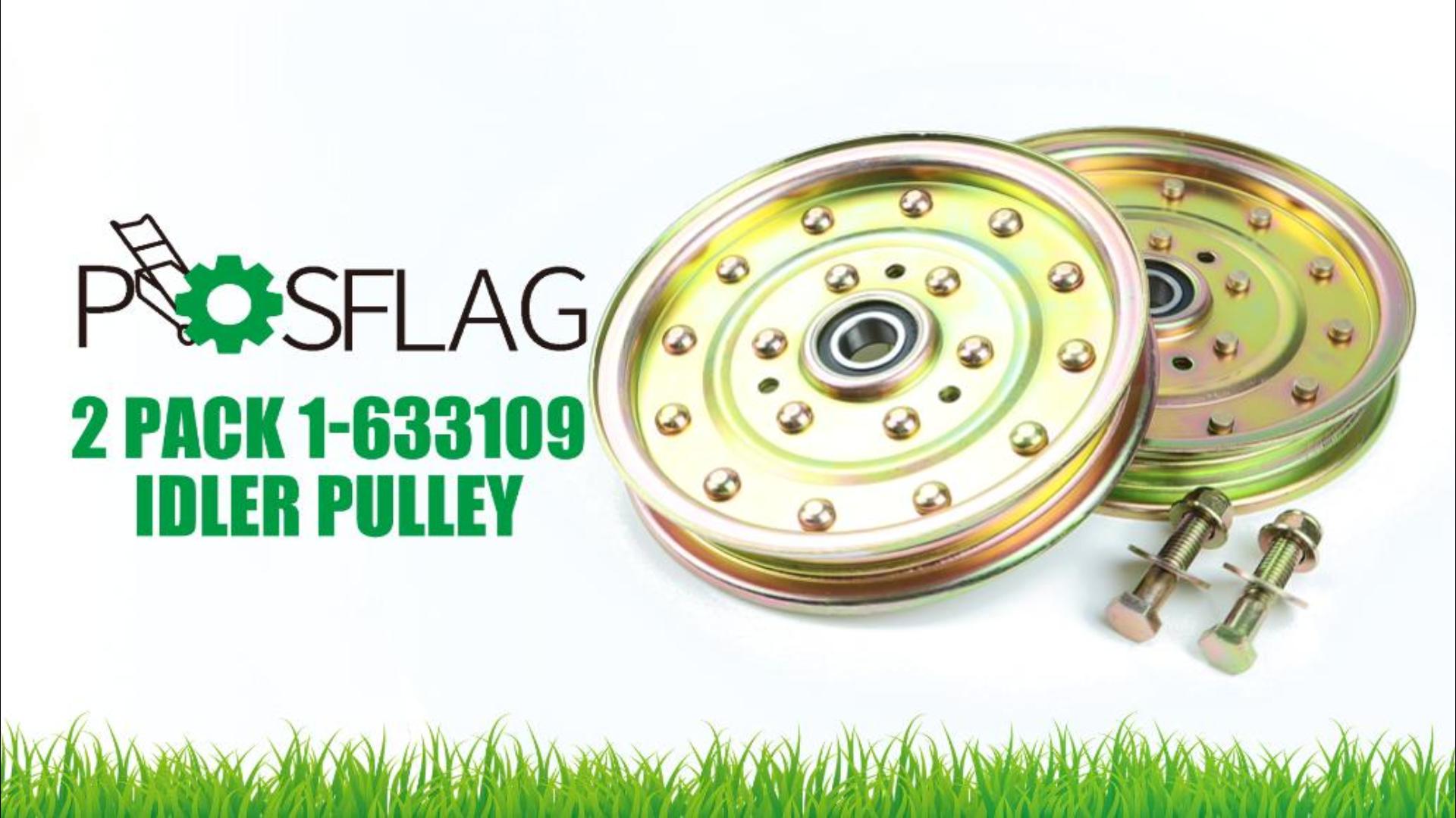 Amazon.com : POSFLAG 2 Pack 1-633109 126-7685 Idler Pulley for