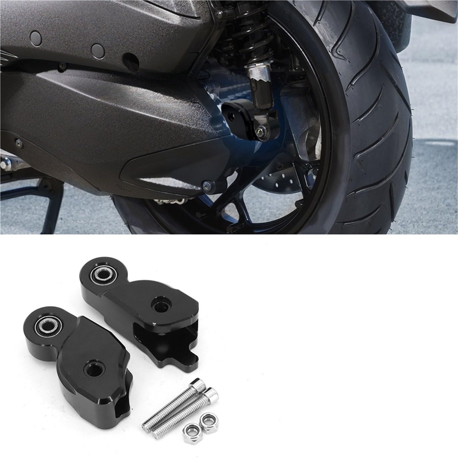 Zestaw łączników obniżających Do Yamaha X-MAX300 zestawu do opuszczania nadwozia Łącznik obniżający | Zestaw do obniżania korpusu tylnego amortyzatora motocykla