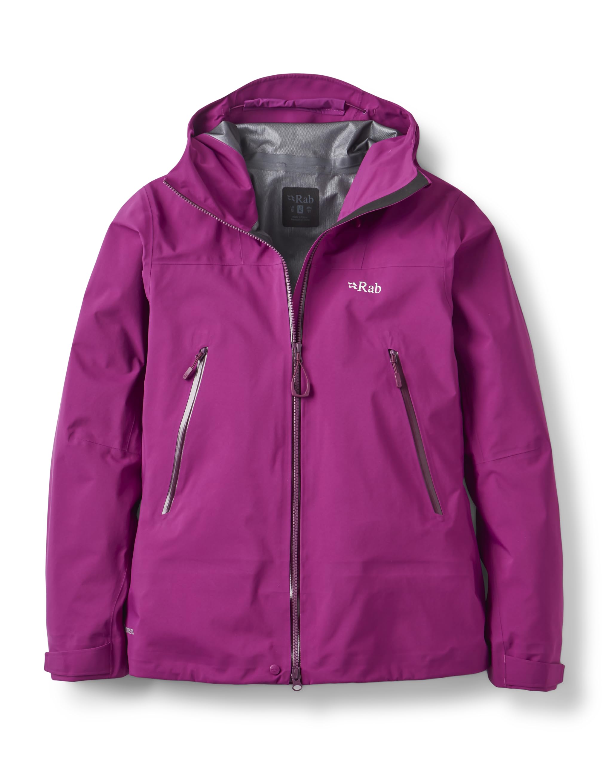Rab Women's Plum Kangri Gtx Jacket - Waterproof Breathable Gore-Tex Coat For Trekking, Climbing, & Mountaineering - Large