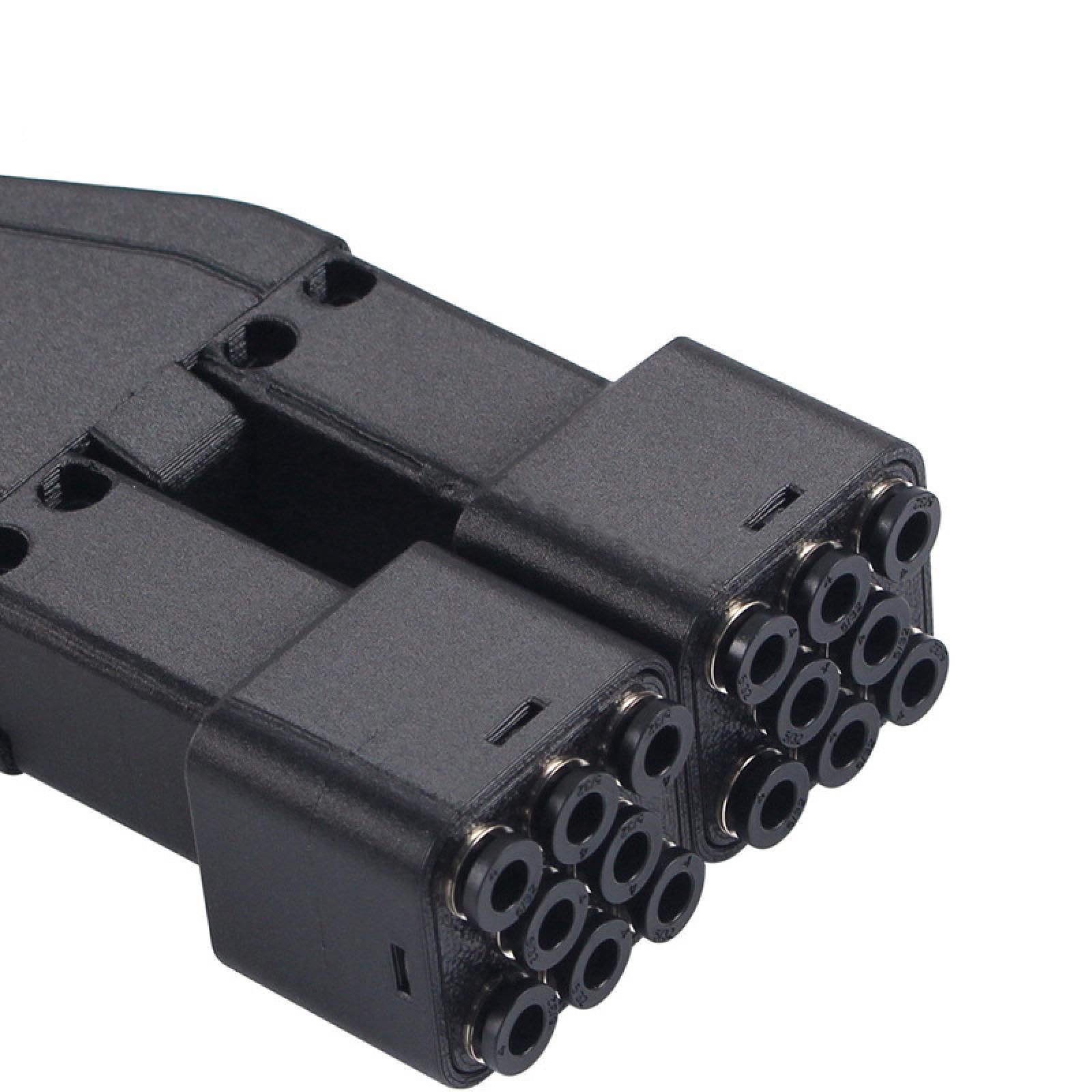 Concentrador de filamento 16 en 1 Accesorios de Impresora 3D de Alta Resistencia Suministros versátiles para impresión 3D Instalación Sencilla
