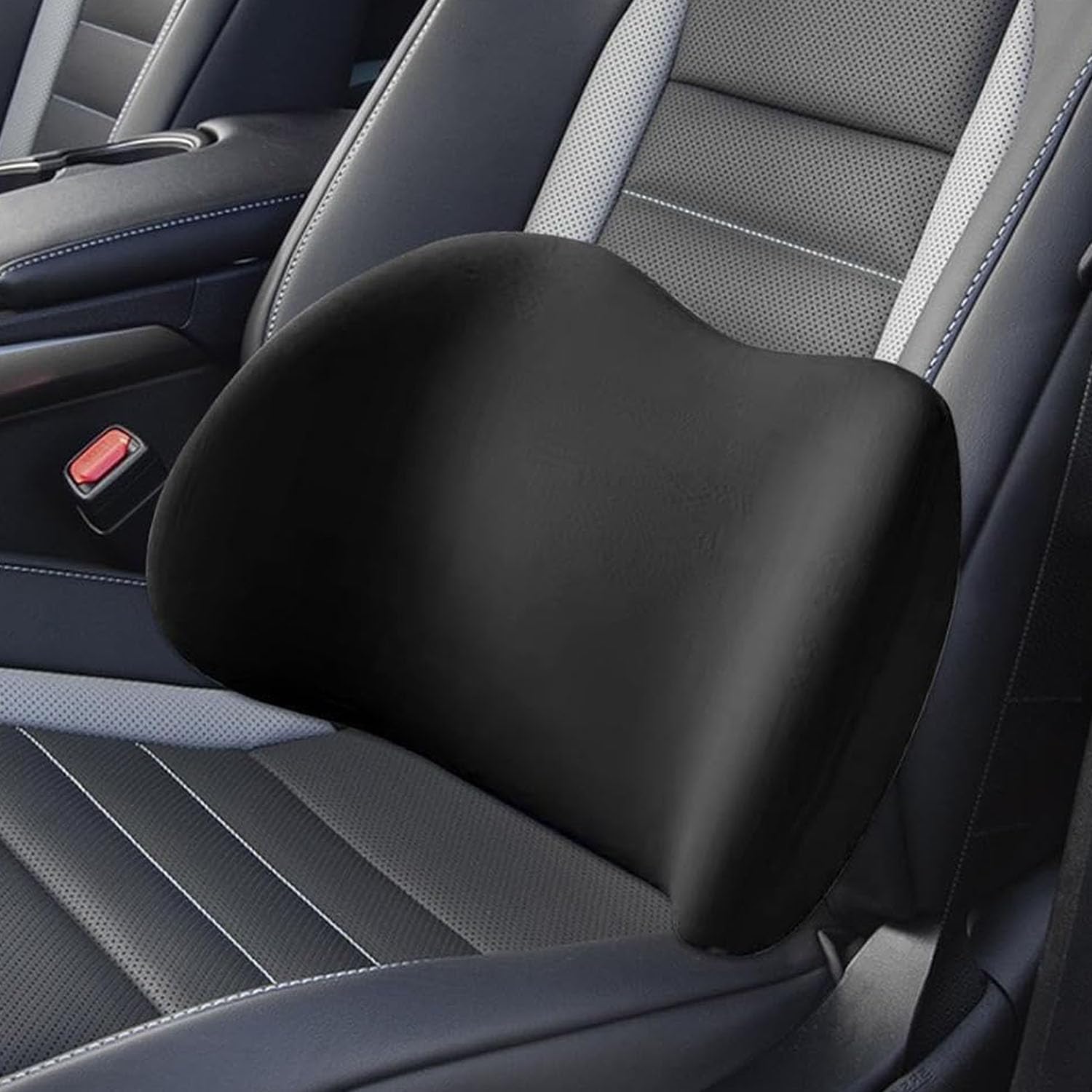 Wingot Black Car Seats Headrest And Lumbar Cushion For Kia Niro/Niro Ev/Niro Hybrid 2022 2023 2024 2025 2026, Ergonomic Car Seat Headrest Neck Rest Cushion Lumbar Support Pillow,- Lumbar Cushion