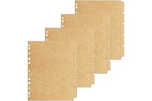 Kraft Binder Dividers - A Tidy Solution for Organized Spaces