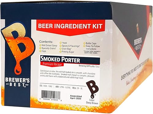 Brewer's Best - Kit de ingredientes para cerveza casera ahumada Porter