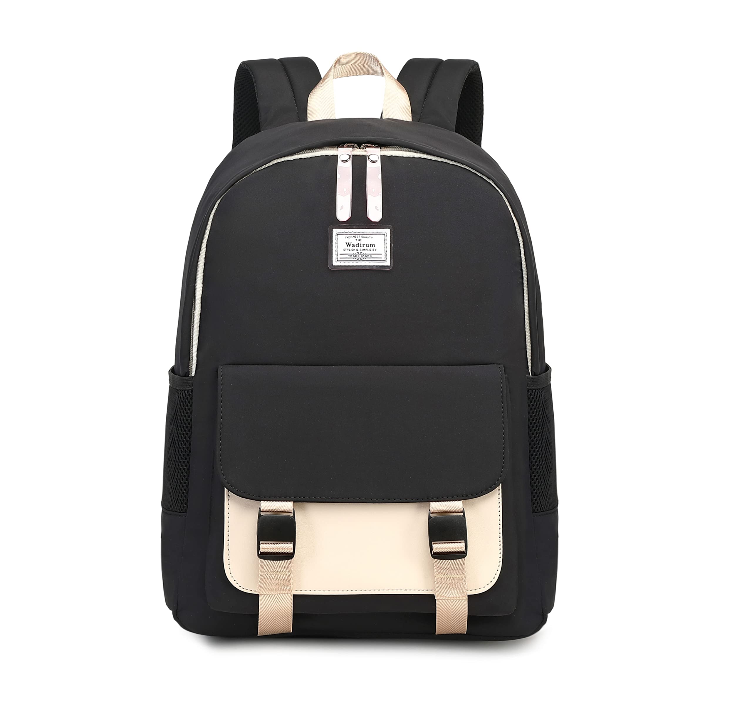 Wadirum Stilvolle Rucksack für Jugendliche Mädchen Student Schultasche Frauen Reisen Tagespackung