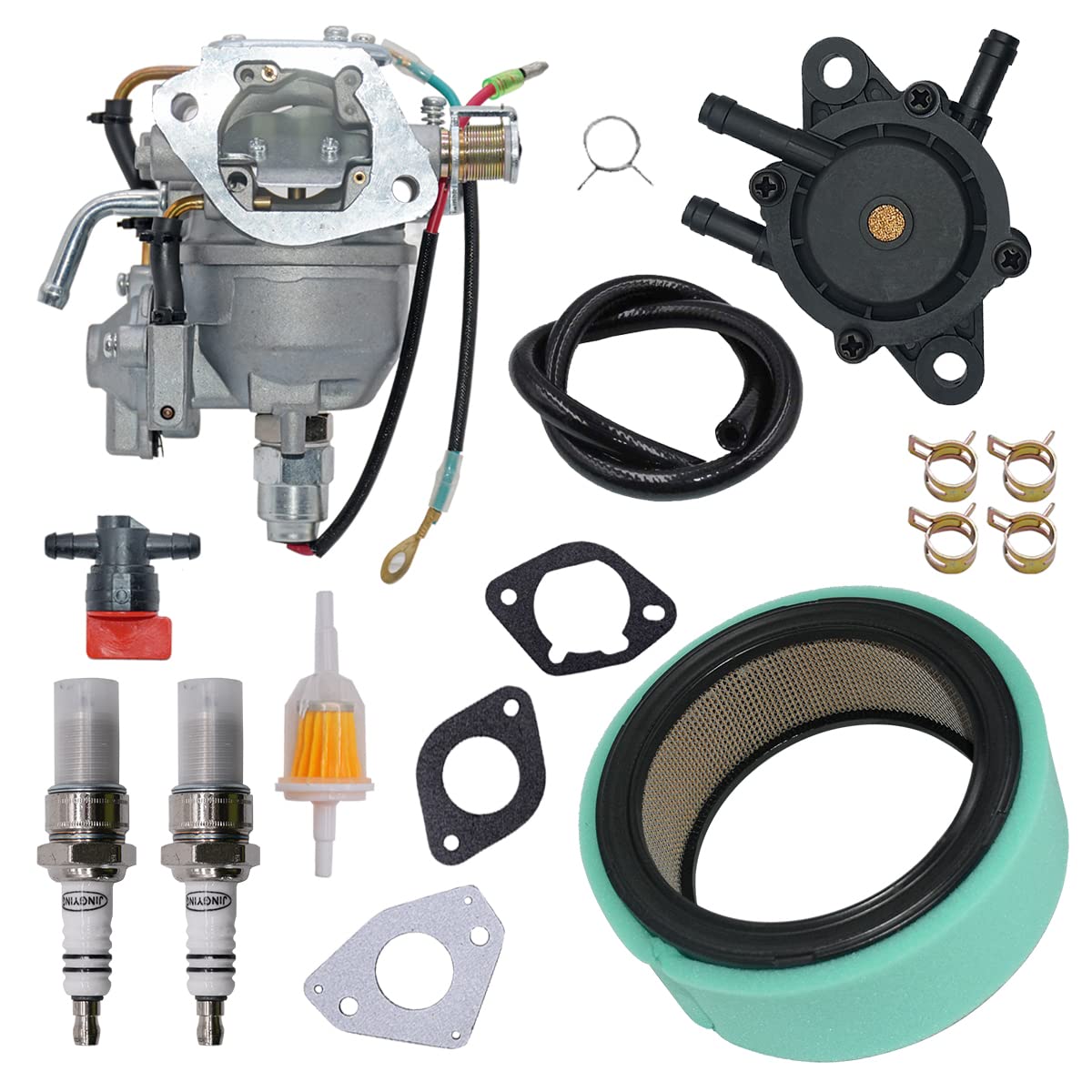 Partman Carburetor Fit for Kohler CV730 CV740 CV730S CV740S 25HP 27 HP Engine 24853102-S Tractor Carb with Air Filter Fuel Pump