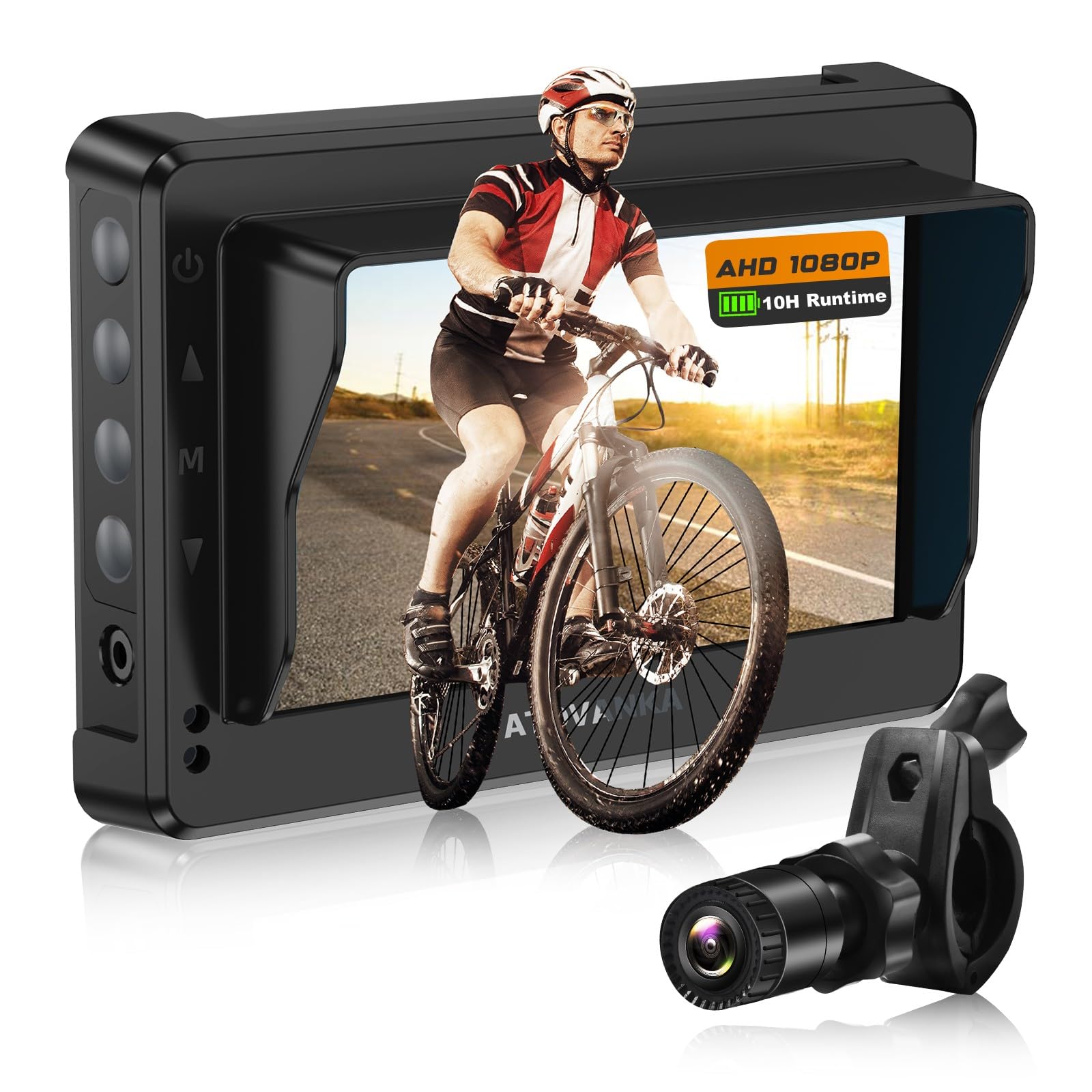 Amazon.com: Bike Mirror Camera – 10-Hour 1080P Rear View Camera