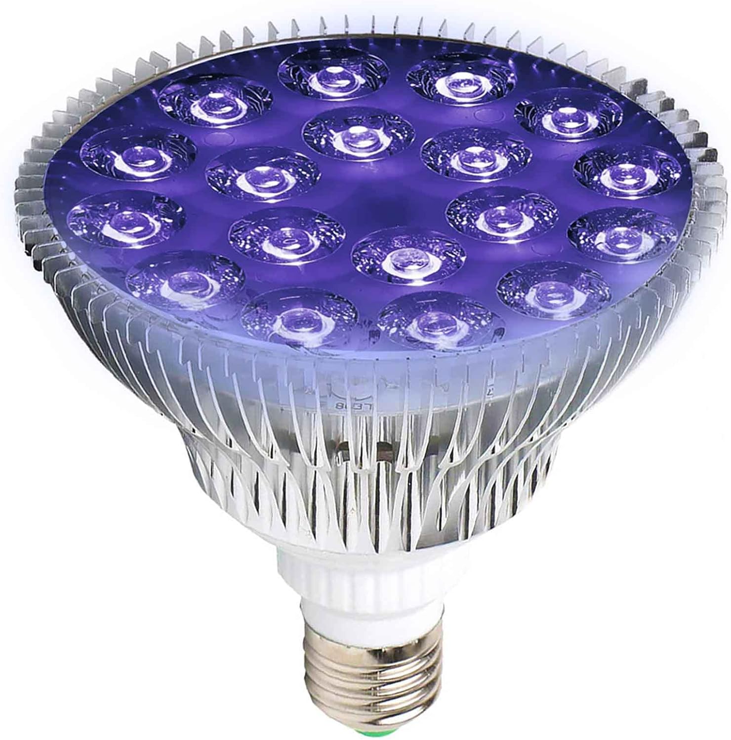 QIANYAN UV Grow Light Bulb for Indoor Plant, 300nm400nm UVB Lignt Bulb