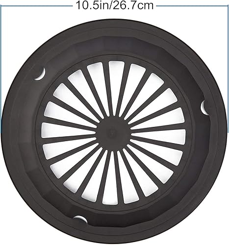 Miniatura 4 de Sedmoon - Soporte para platos de papel de plástico reutilizable, paquete de 24 soportes para platos de papel de plástico resistente de 10 pulgadas