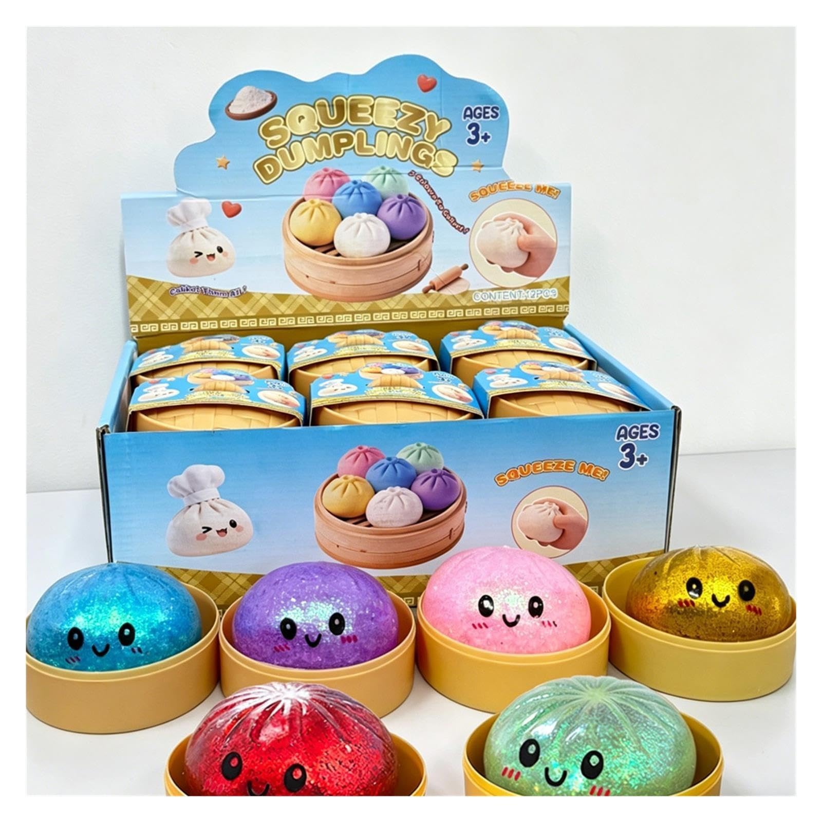 Glitter Compatibile For Gnocchi Squishy Con Scatola
