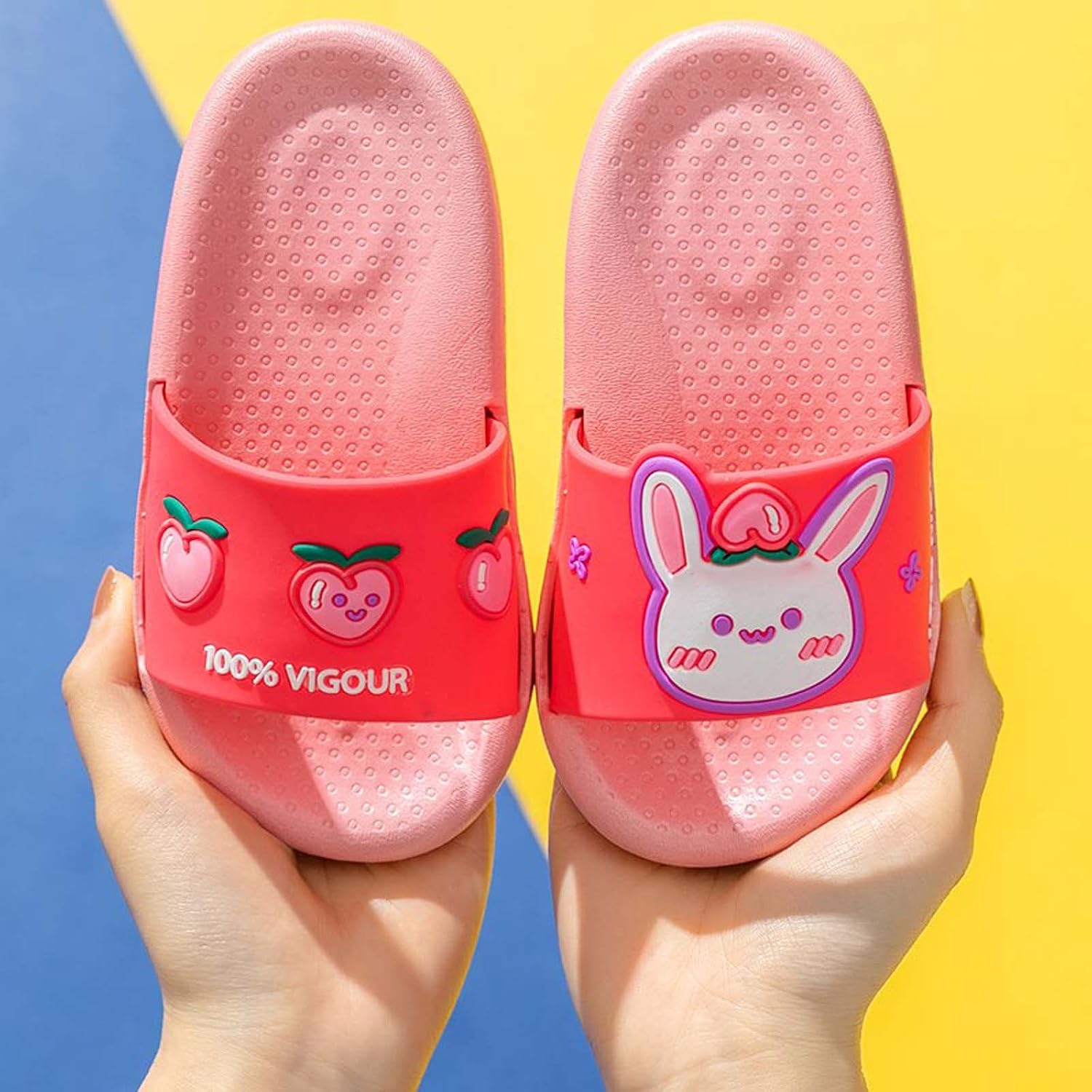 COMIOR Girls Boys Cartoon Slippers Shower Bath Kids Slide Sandals Toddler Summer Lightweight Sandals Non-Slip Garden Shoes Slip on Water Pool Beach Shoes 2Years-7Years （Toddler/Little/Big） : Clothing, Shoes & Jewelry