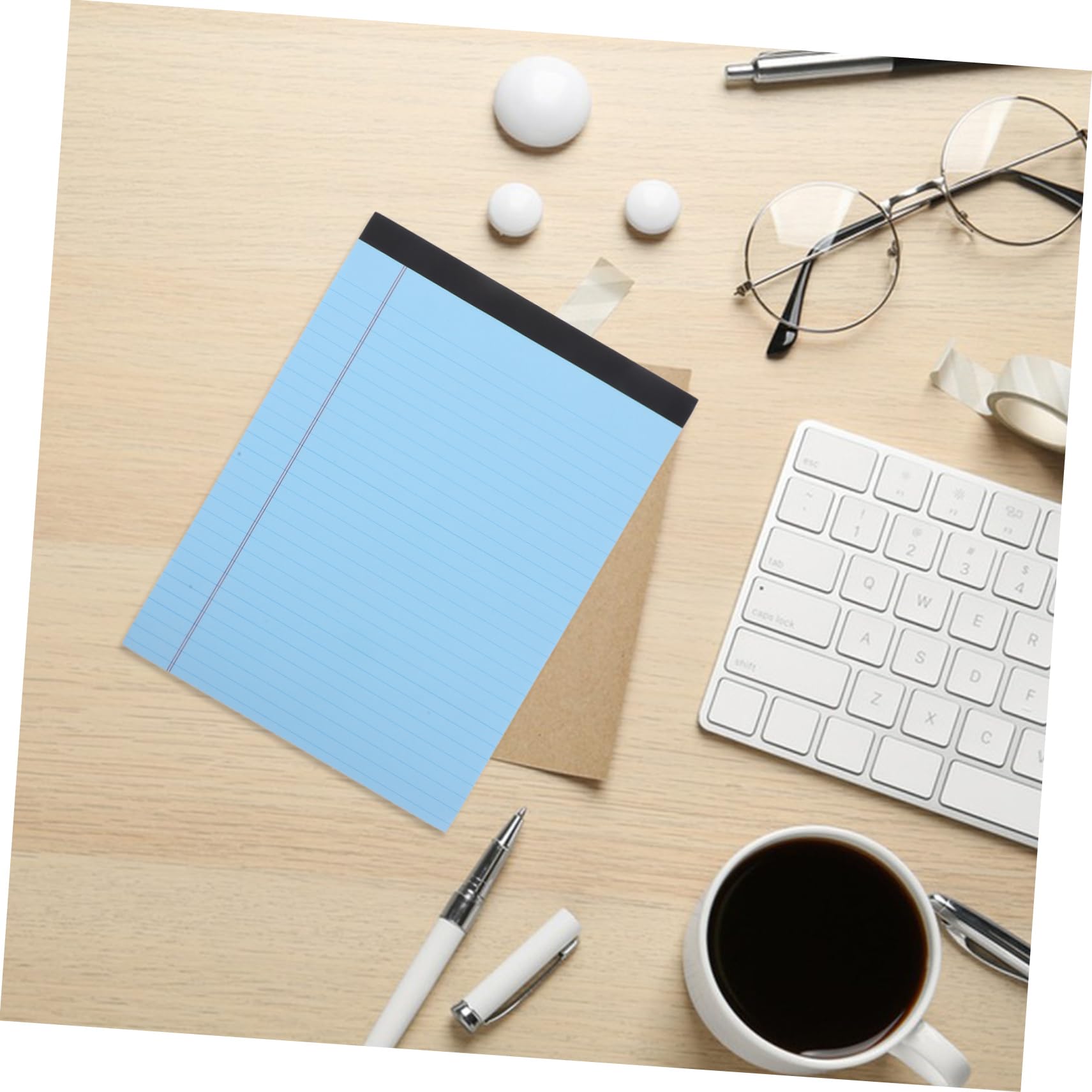 4 Pièces Notes Déchirables Lignés de Carnets pour Bureau École Maison Écriture Design pour Organisation Optimale