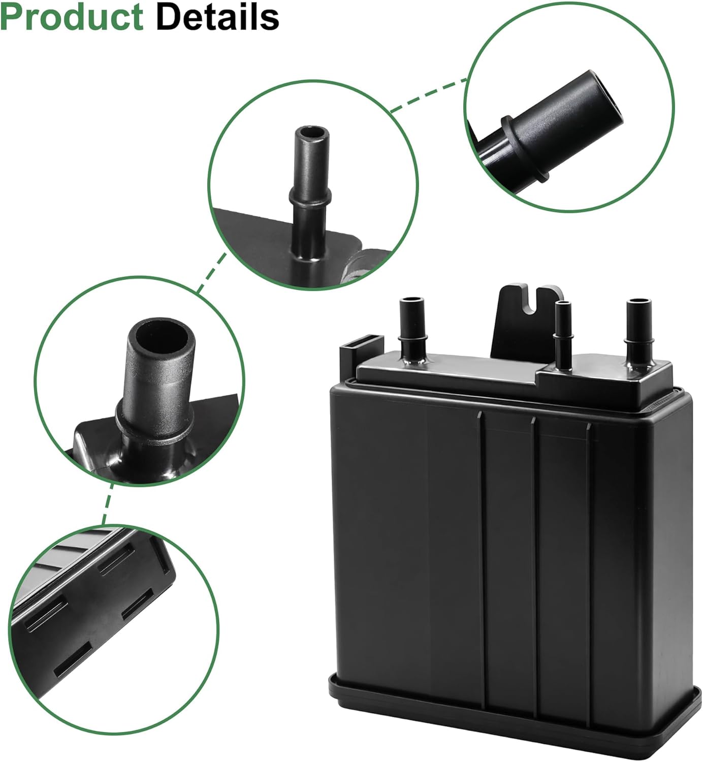 Vapor Canister Compatible with Cadillac Escalade Chevy Tahoe GMC Yukon 4.8L 5.3L 6.0L 6.2L 2004-2016 Replace # 12573648