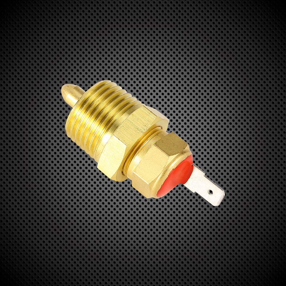 Kühlgebläse Thermostatschalter, Gold, 185 bis 175 Grad, Elektromotor, 3/8 Zoll, Lüfterthermostat Temperaturschalter