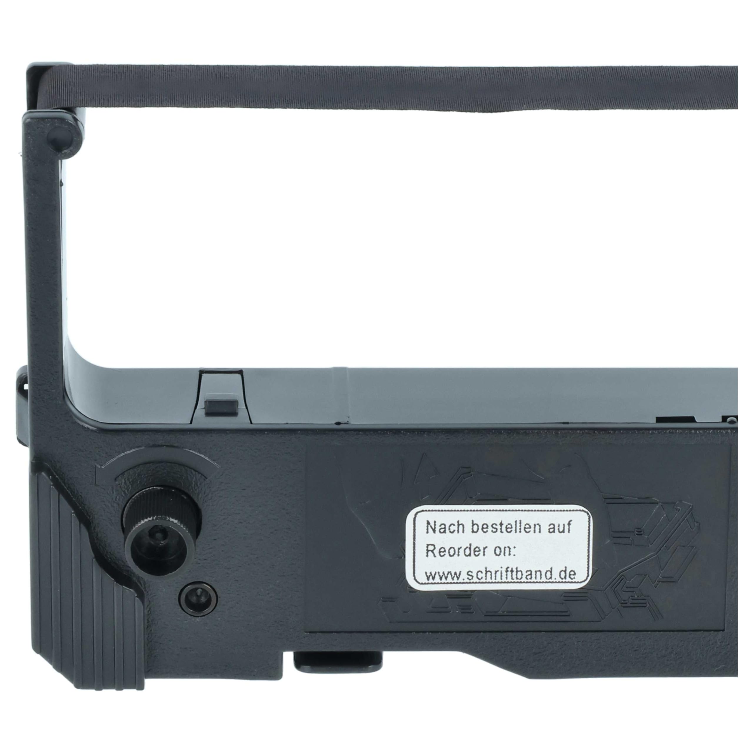 vhbw 10x nastro inchiostrato compatibile con Star MP216, MP200P, SCP700, RC200B, MP200, SP2000, SP200 stampante ad aghi - nero