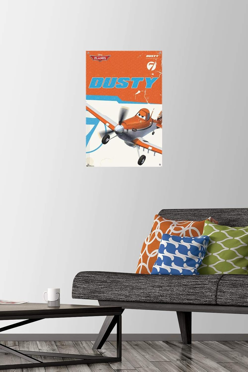 Trends International Disney Planes - Dusty Wall Poster, 14.72" x 22.37", Premium Poster & Push Pin Bundle image 2