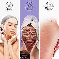Vista 4 de MAJESTIC PURE Arabica Coffee Scrub – Exfoliante corporal natural para el cuidado de la piel, estrías, acné y celulitis, reduce el aspecto de arañas