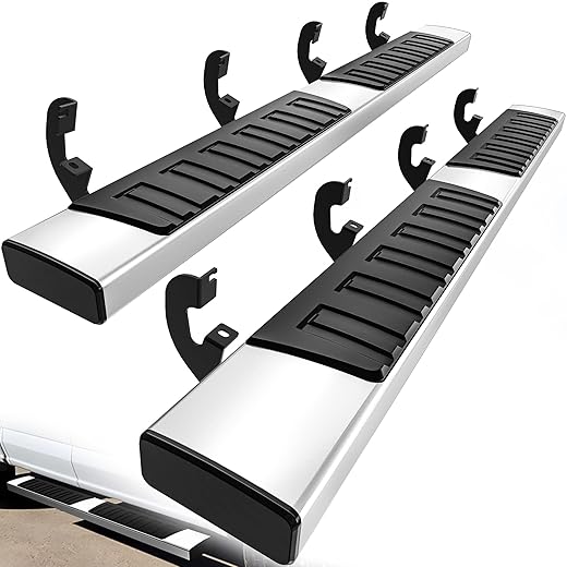 YITAMOTOR 6.5 Inches Running Boards Compatible with 2019-2025 Chevy Silverado/GMC Sierra 1500 Crew Cab, 2020-2025 2500HD 3500HD, Running Boards for Silverado Crew Cab, Side Step Bars Stainless Steel