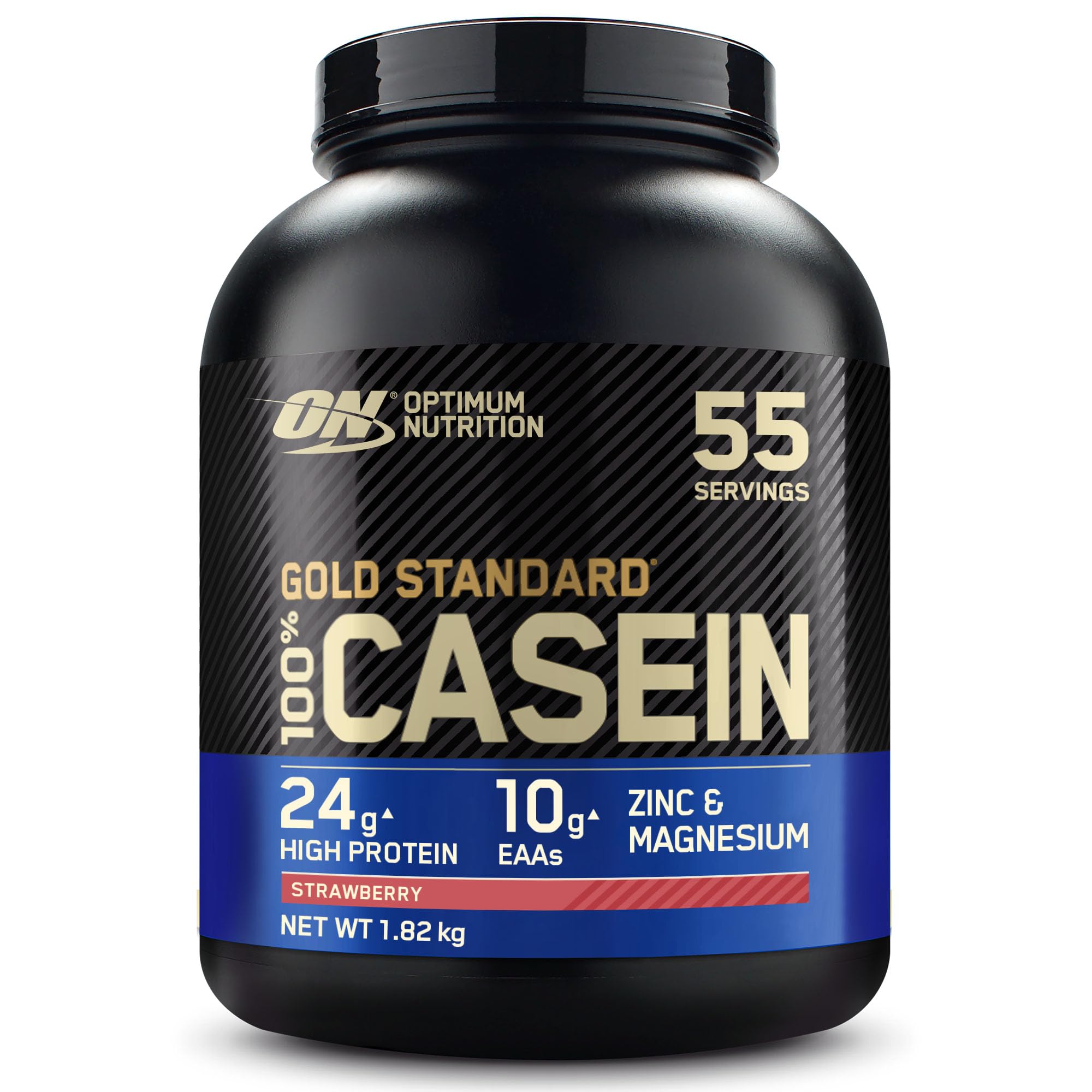 Optimum Nutrition (Strawberry) Gold Standard Micellar Casein Protein Powder 1.8Kg