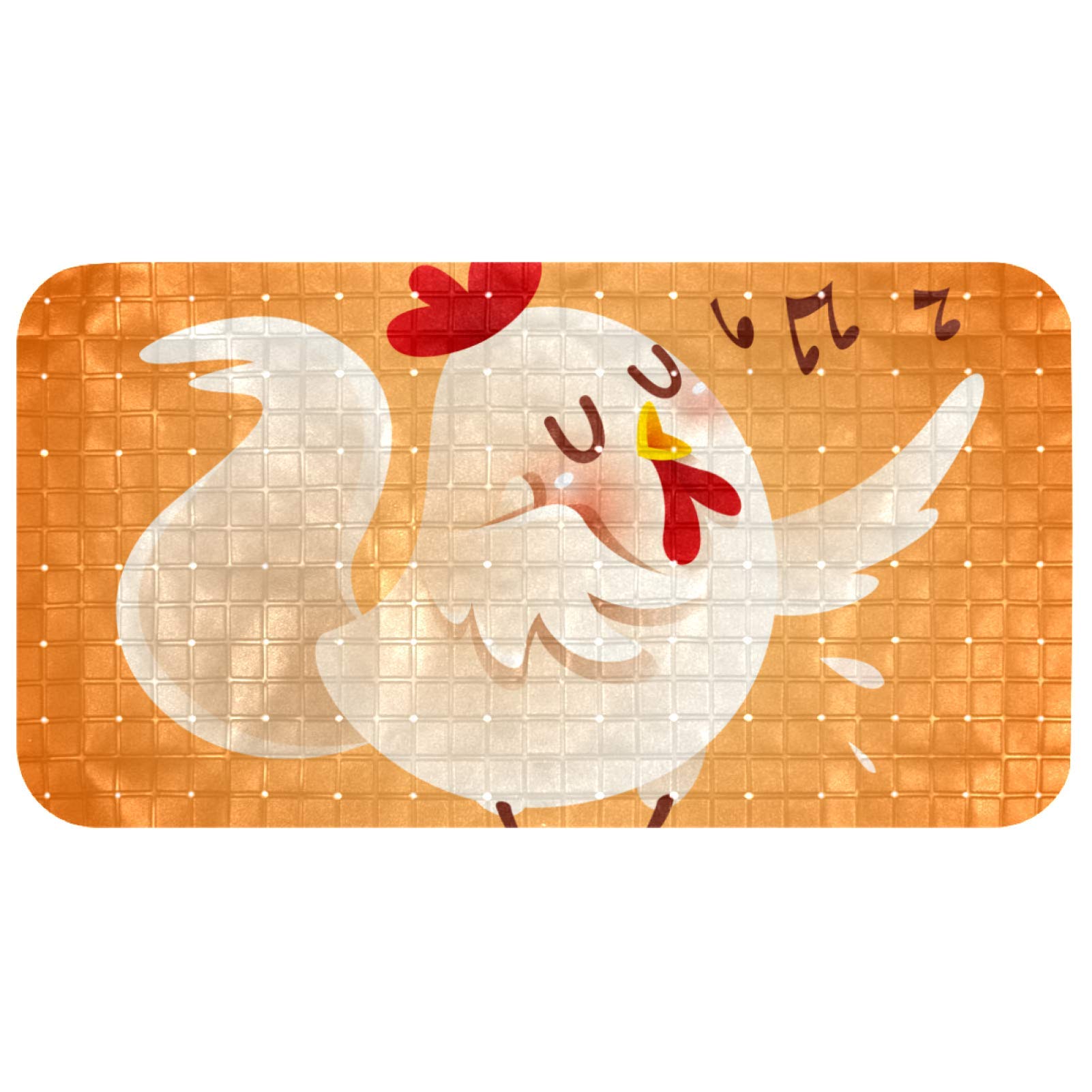 Alfombrillas suaves para bebés que evitan suelos fríos: tapete de 37,3 x 68,3 cm de pollos
