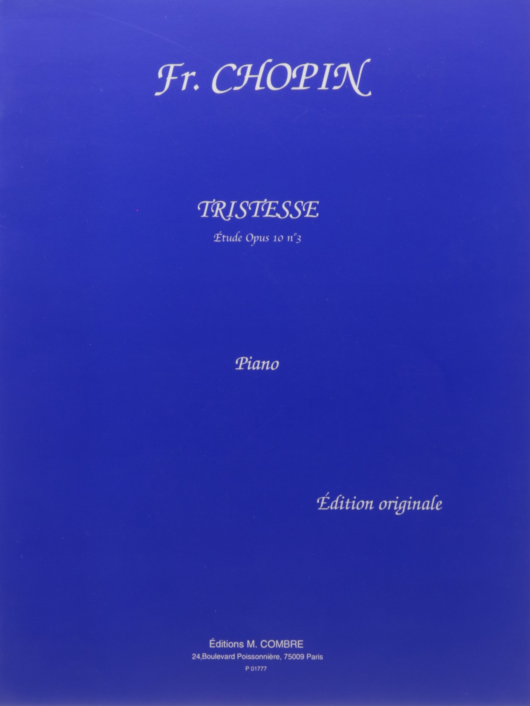 Tristesse Op.10 No.3 (piano)