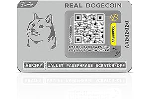 Ballet REAL Series Dogecoin Cold Storage Wallet Card
