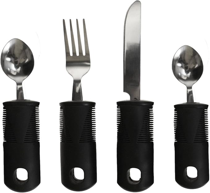Medipaq Comfort Grips Cutlery Cutlery for Disabled Hands Dishwasher