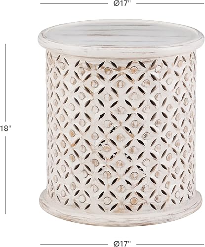 Miniatura 2 de Powell Company Mesa redonda Powell Sympico de madera encalada