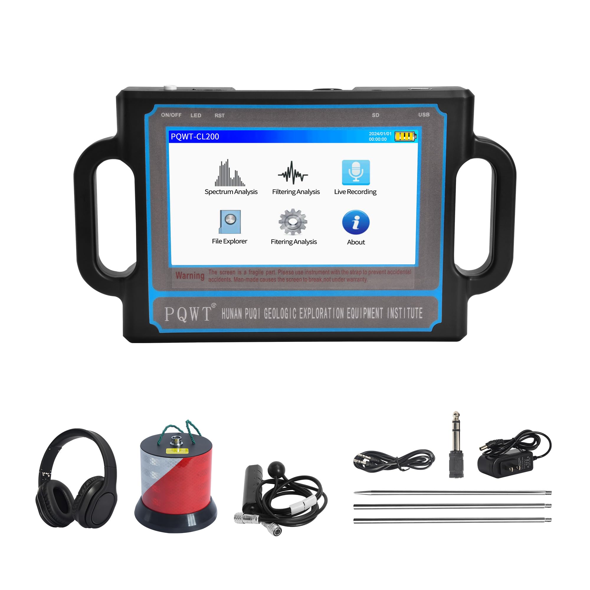 Detector de Fugas de Agua para Tuberías de Interior y Exterior 6.5ft –CL200