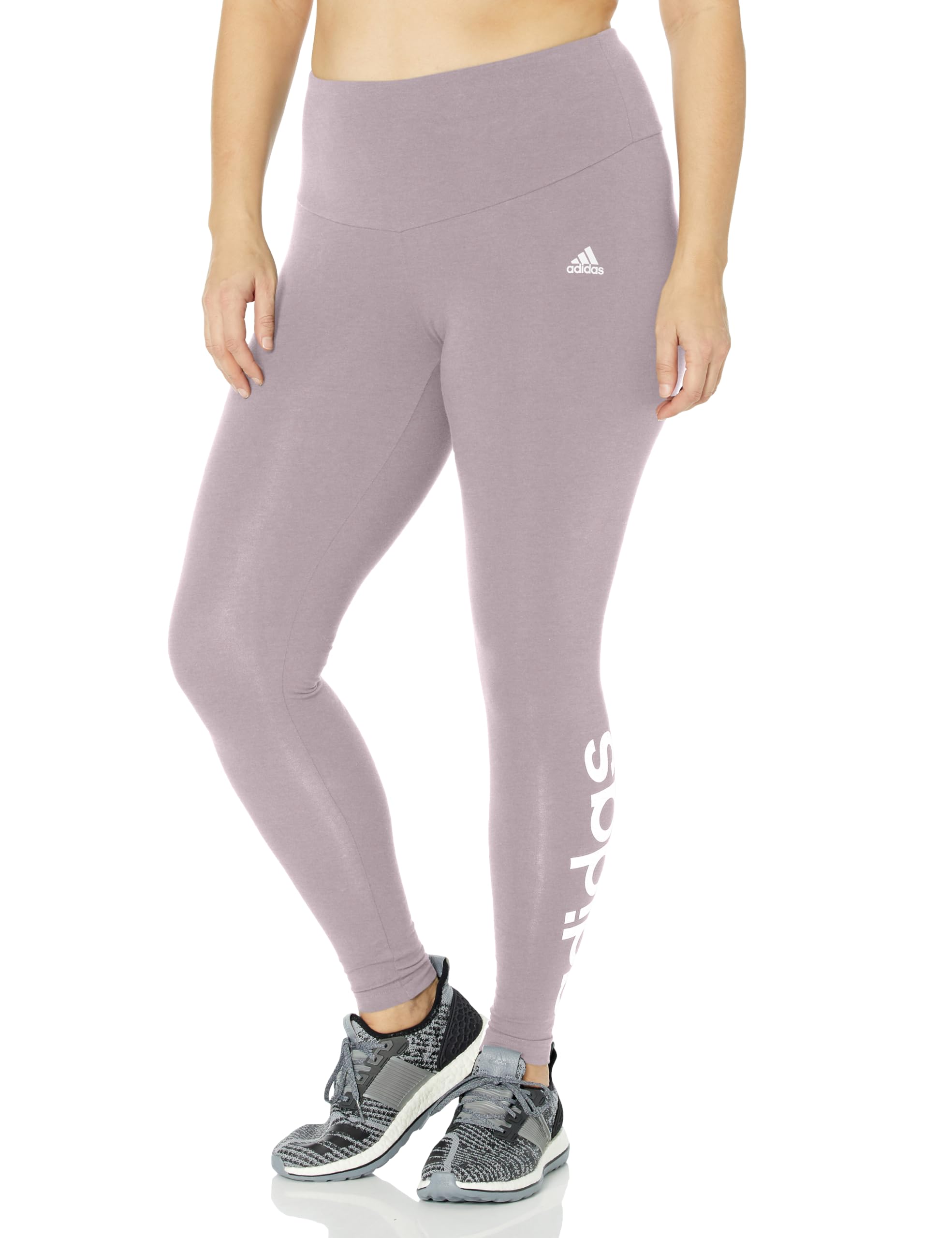 Women's Essentials High-Waisted Logo Leggings-image-1