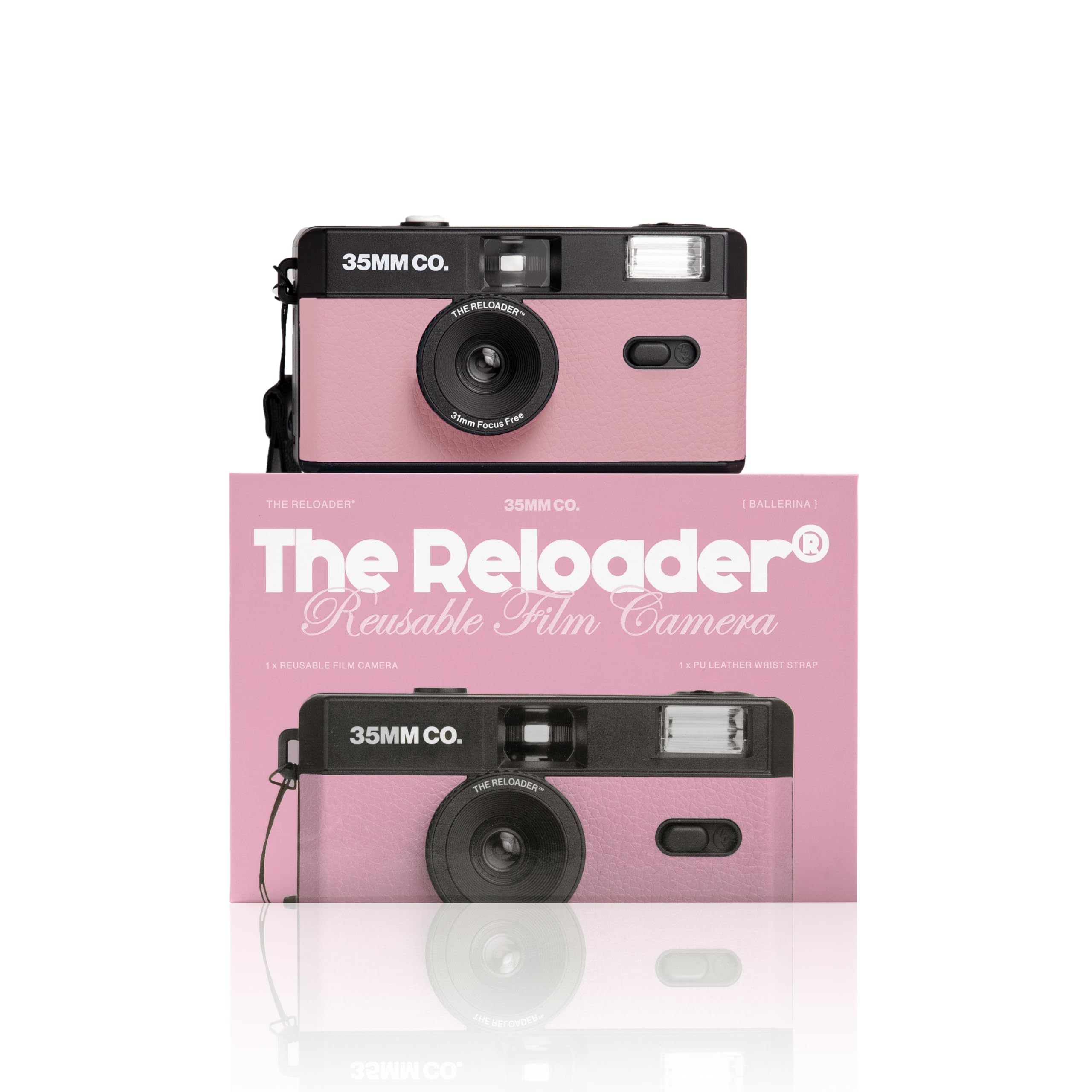 Wiederverwendbare 35-mm-Filmkamera mit Blitz, kompatibel mit allen 35-mm-Filmen, analoge Punktaufnahmen mit manuellem Vor- und Rücklauf, perfekt für Reisen, Anfänger und alltägliche