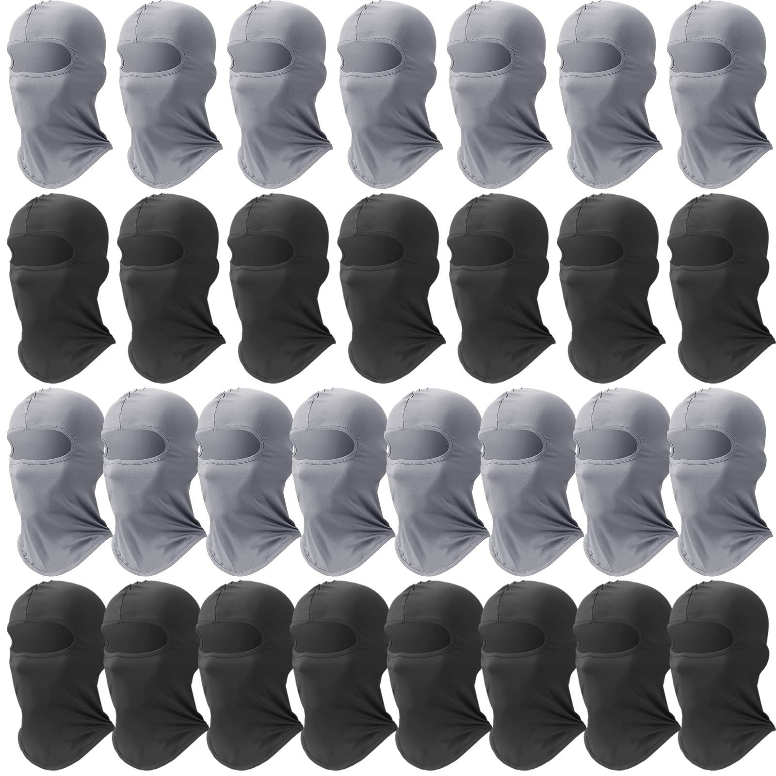 30 Pcs Balaclava Ski Face Mask Full Face Cover Mask UV Protection Cooling Neck Gaiter Summer for Men