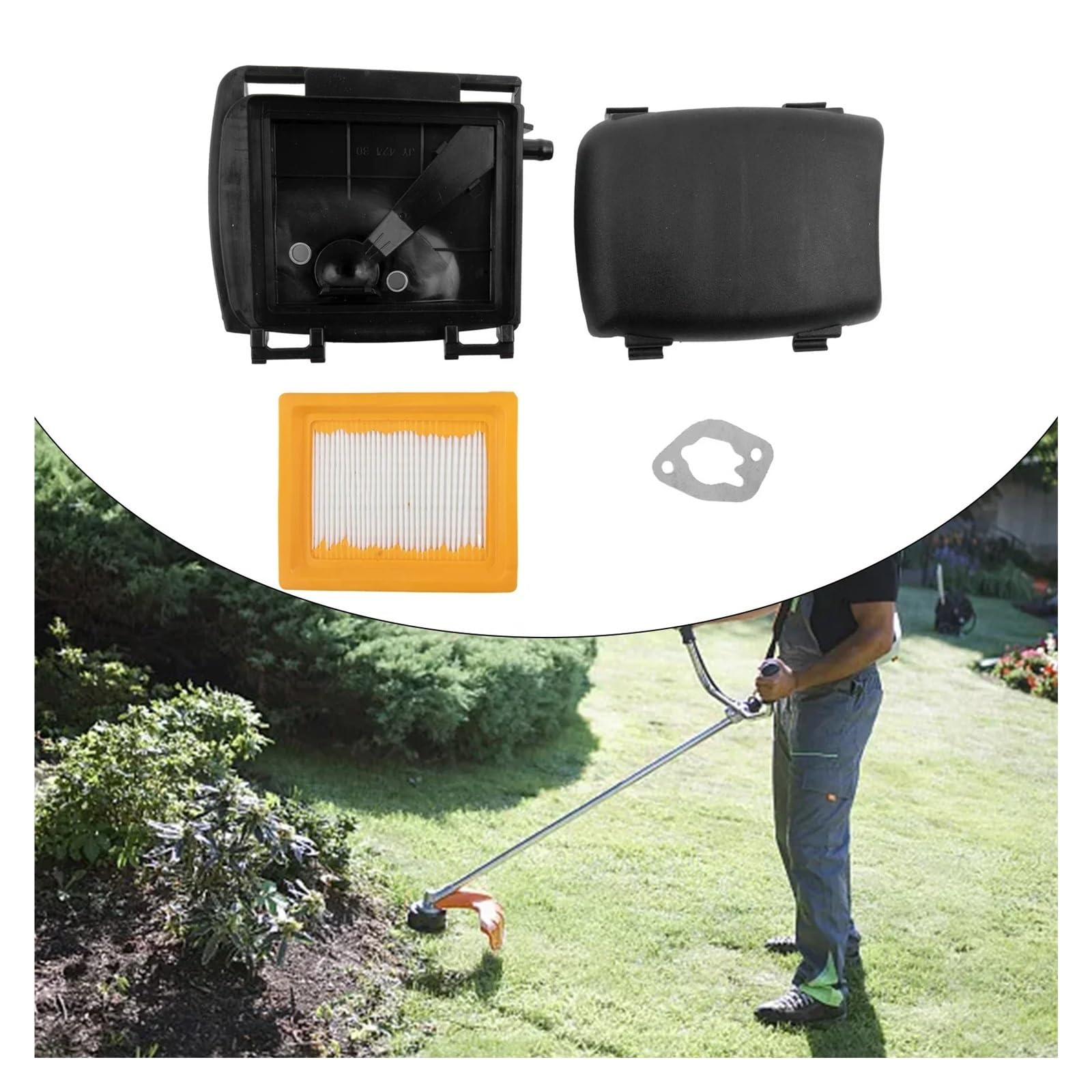Filtro de Aire for cortacésped, Compatible for for XT650 XT675 14-083-22, Cubierta de Repuesto for Herramientas eléctricas de jardín Filtro de Aire del cortacésped