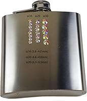 Vista 38 de Genie Crystal ss34 Red Glass Rhinestones 288 Pcs, 7.0 mm Big Light Siam Flatback Rhinestone, Diamond Cut Gems for Crafts, Face Mask, Makeup