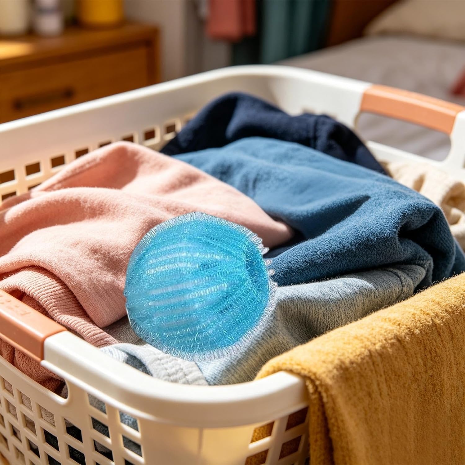 Laundry Balls | Reusable Nylon Hair Catcher - Washer Lint Remover Dryer Balls - for Cotton Fabric Wool Synthetic Fiber Clothes Home Dorm Bathroom