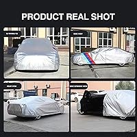 Vista 6 de Funda impermeable para automóvil Dacia Sandero Stepway, fundas de automóvil para exteriores, impermeables, transpirables, grandes, con cremallera