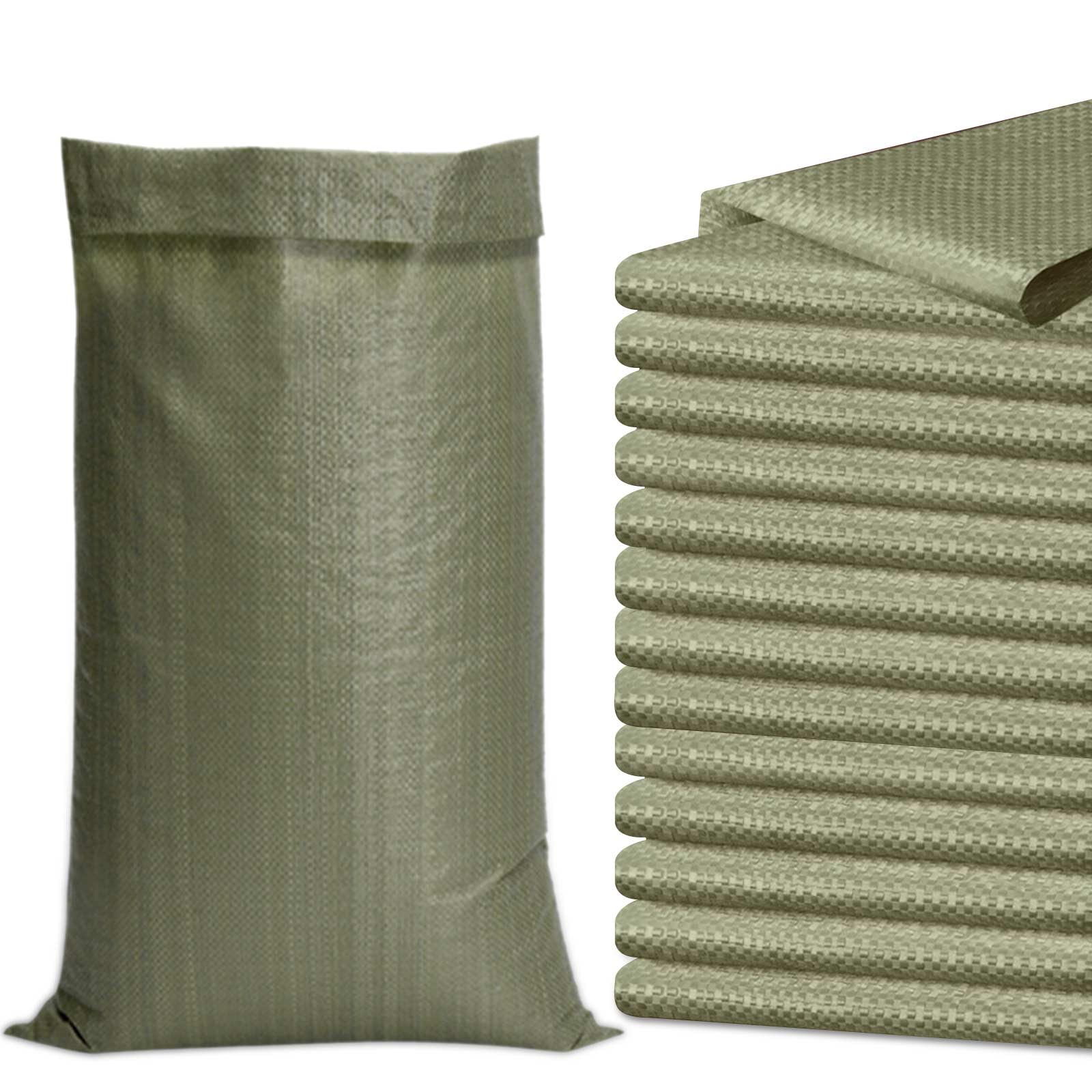 15 Piezas Sacos para Escombros,Sacos Escombros Obra,Saco Rafia,Sacos Jardin 70x113 cm,Saco Tierra Jardin Bolsas de Basura para Basura Jardín Almacenamiento y Protección Contra Inundaciones