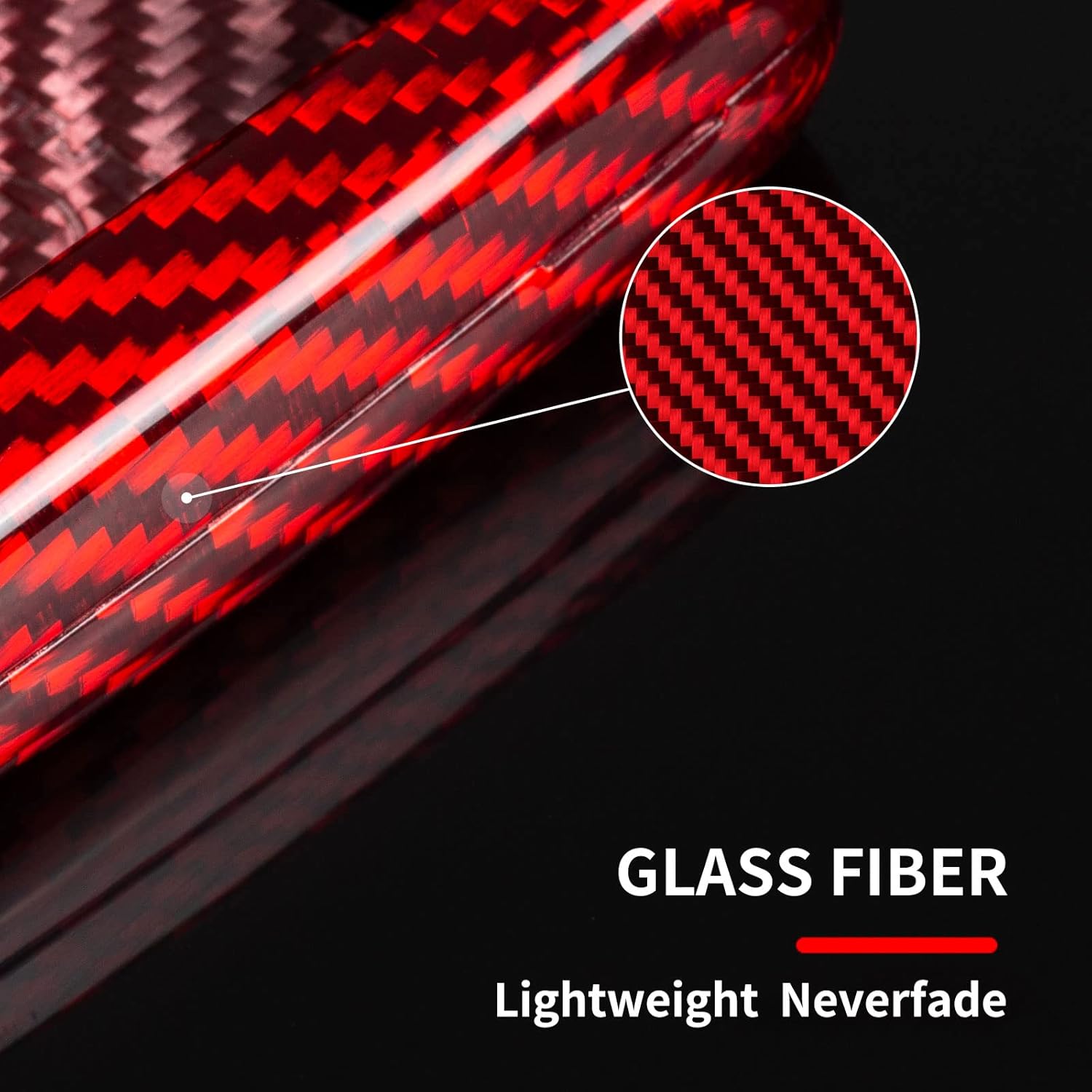 Key Fob Cover Compatible with BMW Key Fob Protecetor Compatible with BMW 2 3 4 5 6 6GT 7 8 Series,X1 X2 X3 X4 X5 X6 X7 M3 M4 M5 M8 X3M X4M X5M X6M Z4 2014-2024, Glass Fiber, Red