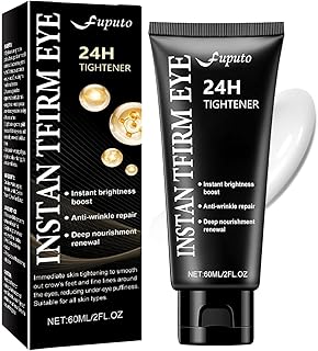 Retinol Under Eye Cream – 60 ML Temporary Instant Eye Tightener Cream, Targets Eye Bags, Puffiness & Lines - Anti-Aging & Firming, Deep Hydration & Moisture Lock (1- Pack) -2 fl. oZ
